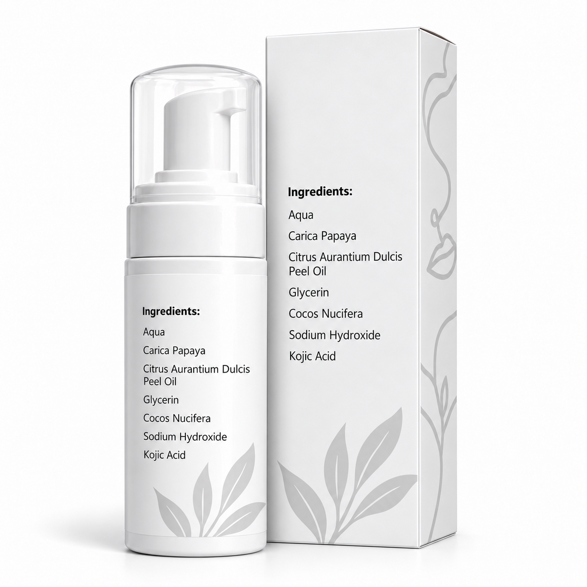 Unlock Radiance: Papaya Kojic Acid Foaming Facial Wash - 100ml
